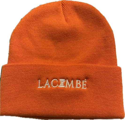 Lacombe' Orange Beanie with 2 Tone Scorpion