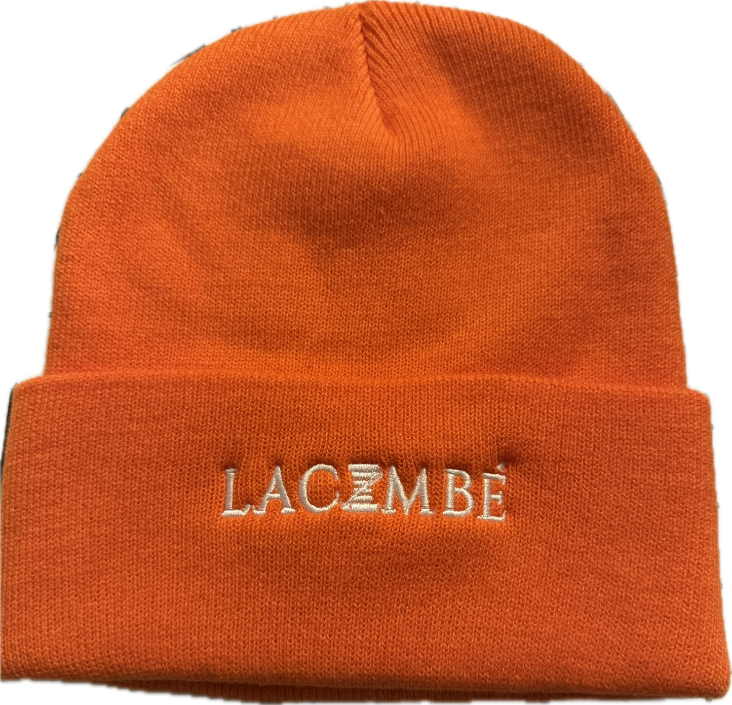 Lacombe' Orange Beanie with 2 Tone Scorpion