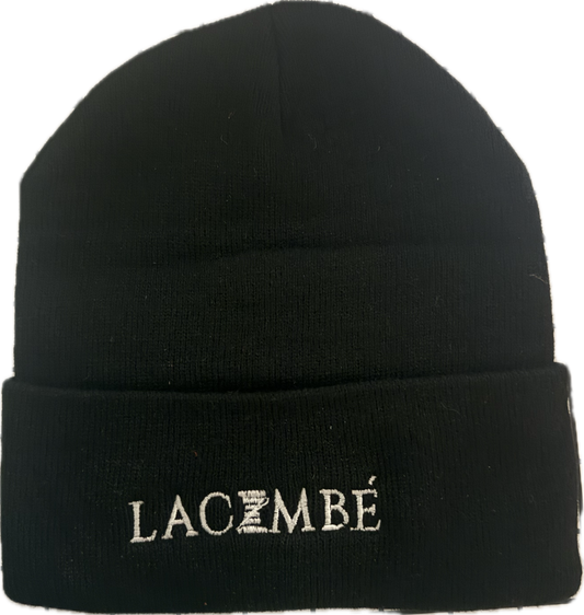 Lacombe' Black Knitted Beanie